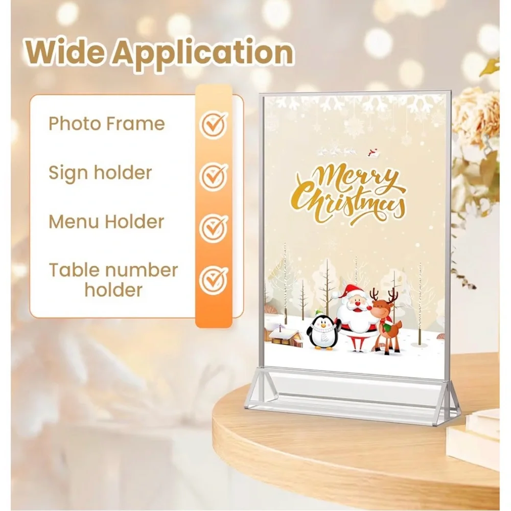 Acrylic Clear Frame 6-Pack